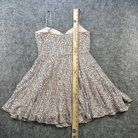 ARITZIA Talula Dress Women 4 Pink Floral Mini Swing Adjustable Straps Skater - Picture 13 of 15